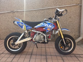 Pit Bike IMR 155 Supermotard Azul/Blanco