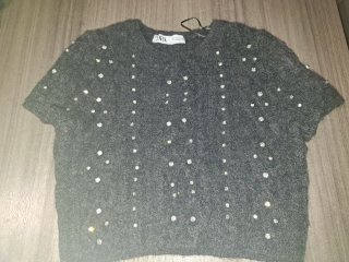Jersey Zara Azul Talla S