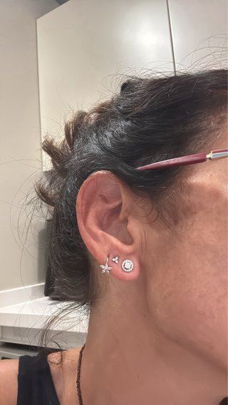 Pendientes Suarez Chatones Diamantes Oro
