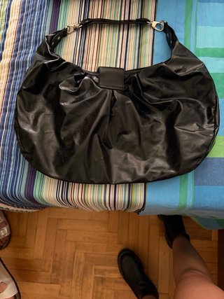 Borsa Pierre Cardin nera con lucchetto