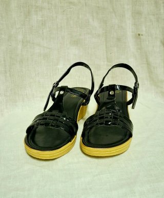 Sandali Egizia Neri Made in Italy