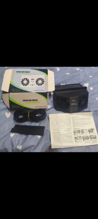 Ventilador Solar Coche Doble Motor