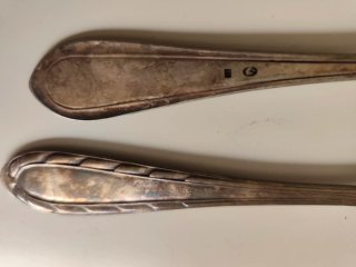 2 Cucharas Vintage Alpaca