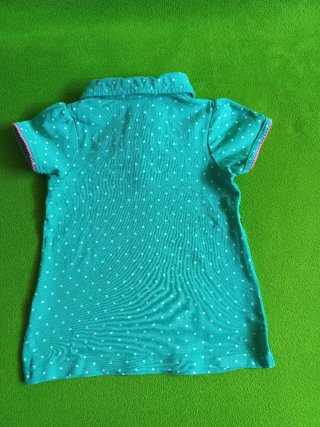 T shirt verde per bambina,taglia 68 cm,6 - 9 mesi