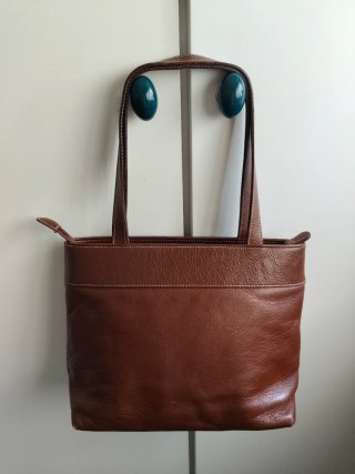 Bolso de piel El Caballo marrón