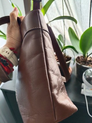 Bolso de piel El Caballo marrón