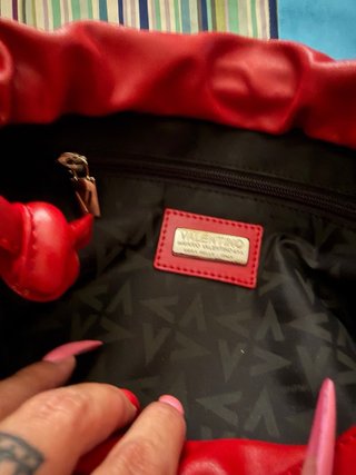 Borsa Mario Valentino Rossa Nuova Autentica