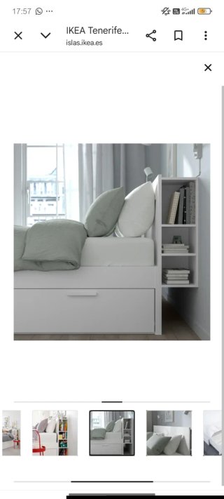 Cama Brimnes Ikea con almacenaje