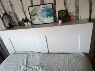 Cama Brimnes Ikea con almacenaje