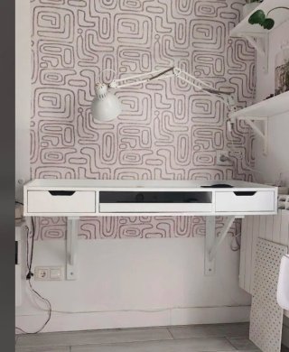 Escritorio Flotante Blanco