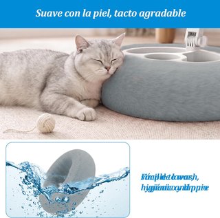 Cuscino per Kindle con 3 ciotole per snack