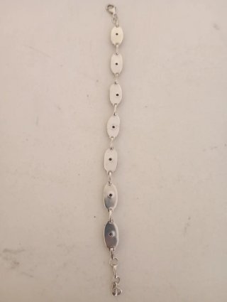 Pulsera Plata 925 y Aguamarina 4.5ct