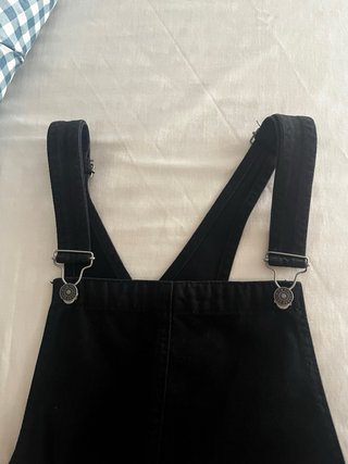 Peto vaquero negro Pull&Bear
