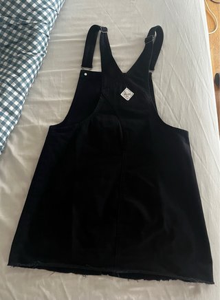 Peto vaquero negro Pull&Bear