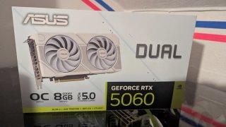 Nvidia Asus Dual RTX 5060 8GB White Edition