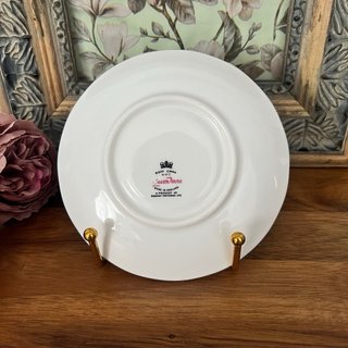 Taza y plato Queen Anne porcelana inglesa