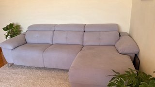 Sofá Chaise Longue Relax Eléctrico Amplio