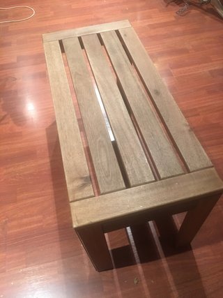 Banco de madera teca