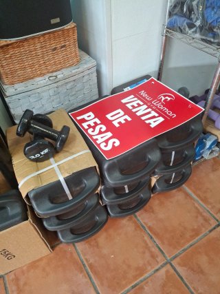 Set Pesas 15kg Maletín Gimnasio