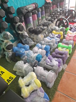 Set Pesas 15kg Maletín Gimnasio