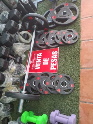 Set Pesas 15kg Maletín Gimnasio