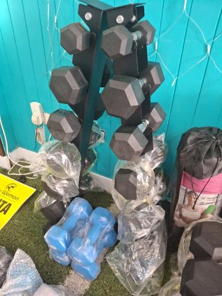 Set Pesas 15kg Maletín Gimnasio
