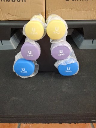 Set di pesi 15kg con valigetta per palestra