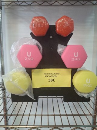 Set di pesi 15kg con valigetta per palestra