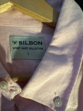 Camisa SILBON Manga Larga Rosa