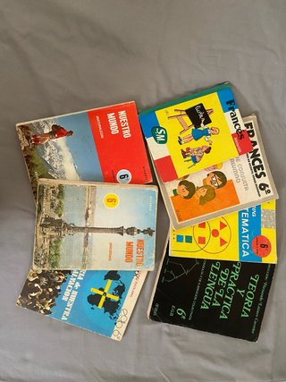 Lote di Libri EGB 6° Anno Anni '70