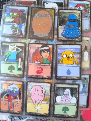 Cartas Magic Alteradas Pintadas a Mano