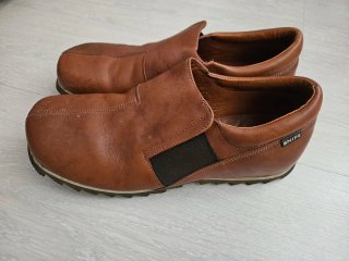 Zapatos de piel Snipe marrones