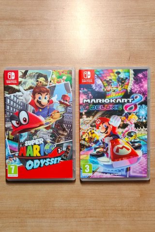 Mario Kart 8 Deluxe y Super Mario Odyssey