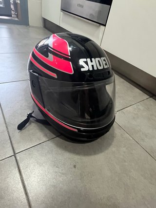 Casco Moto SHOEI Negro/Rosa
