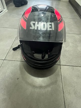 Casco Moto SHOEI Negro/Rosa