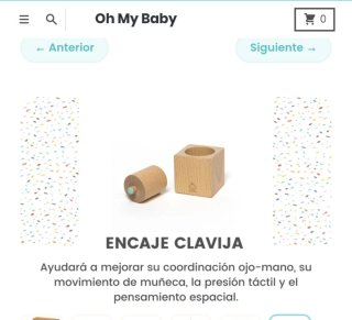 Paletas de colores y encaje de clavija Montessori