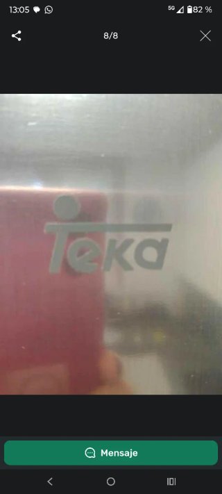 Cajón Verduras Frigorífico Teka y bandejas.