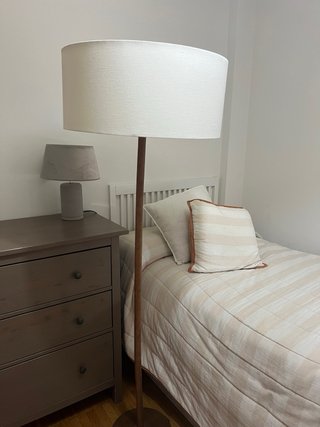 Lampada da Terra Zara Home in Legno e Tessuto