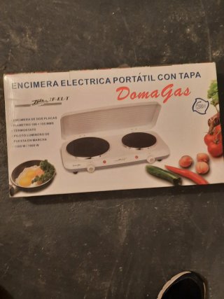 Encimera Eléctrica Portátil DomaGas 2500W