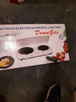 Encimera Eléctrica Portátil DomaGas 2500W
