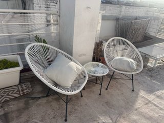 Conjunto Sillas Acapulco Blancas + Mesa