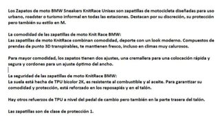 Botas/Zapatillas BMW KnitRace