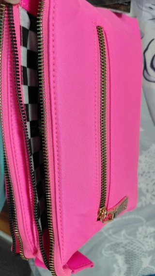 Bolso Nicole Lee Rosa con Parches