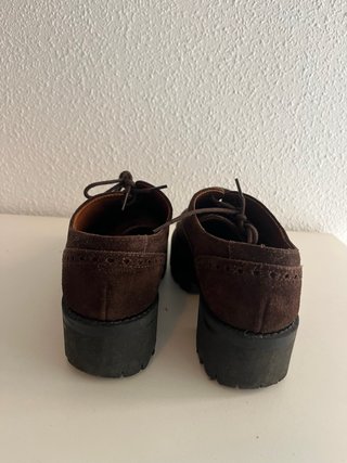 Zapatos Oxford Marrones con Plataforma