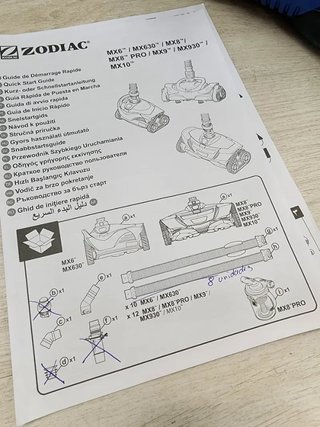 Zodiac MX6 Robot Limpiafondos Piscina