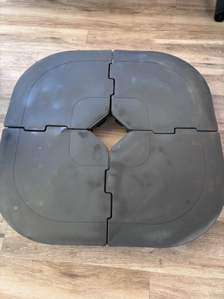 Base parasol cruz rellenables