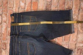 Short Levi's Denizen Vintage Elasticizzato Donna - Jeans Taglia W34 #1065