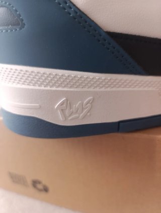 Zapatillas JAXON 43 deportivas altas azules y blan