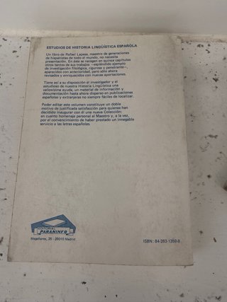 Libro académico de referencia para filología