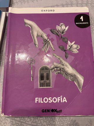 Libro filosofia 1 bachillerato Oxford
